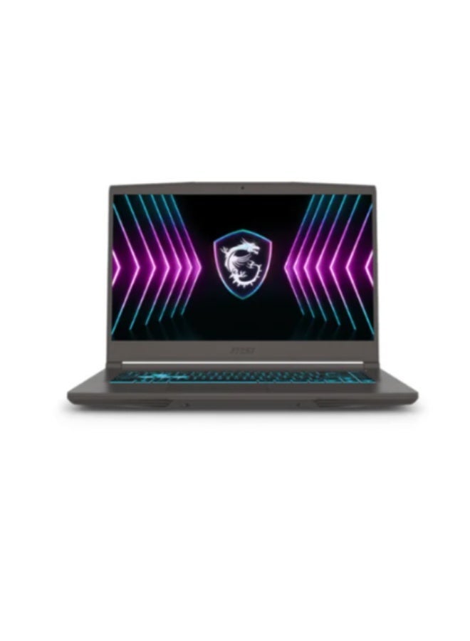 Msi Thin 15 B2RVE Gaming Laptop ​Intel Core 7 240H 512GB M.2 SSD NVMe PCIe Gen4 16GB Ram Nvidia GeForce RTX 4050 6GB GDDR6  15.6" FHD (1920x1080), 144Hz, IPS-Level  DOS - Cosmos Gray Cosmos Gray - Image 1